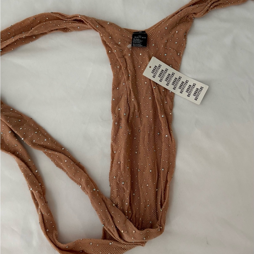 Urban Outfitters Mesh Bodysuit with Bead Accents